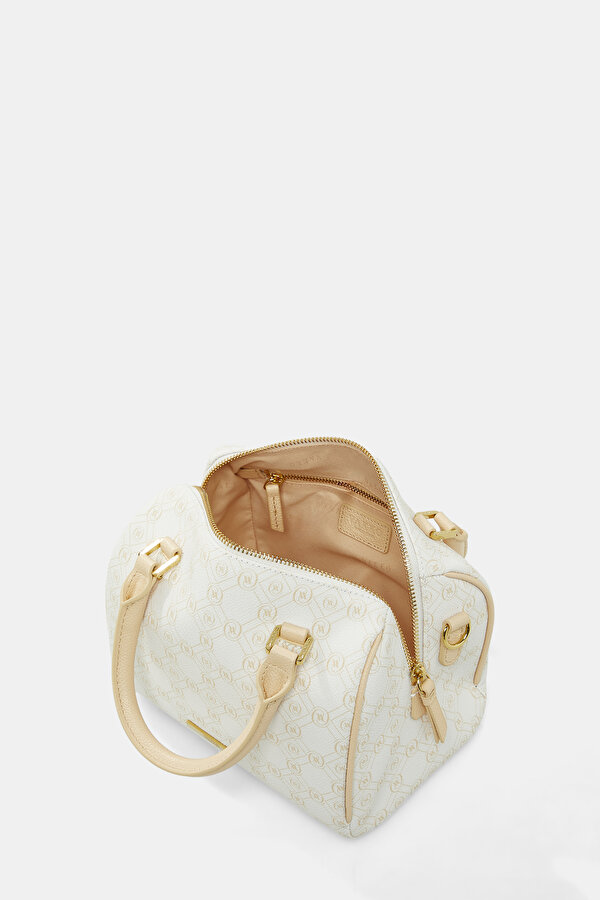 WHITE MONOGRAM BAG 6