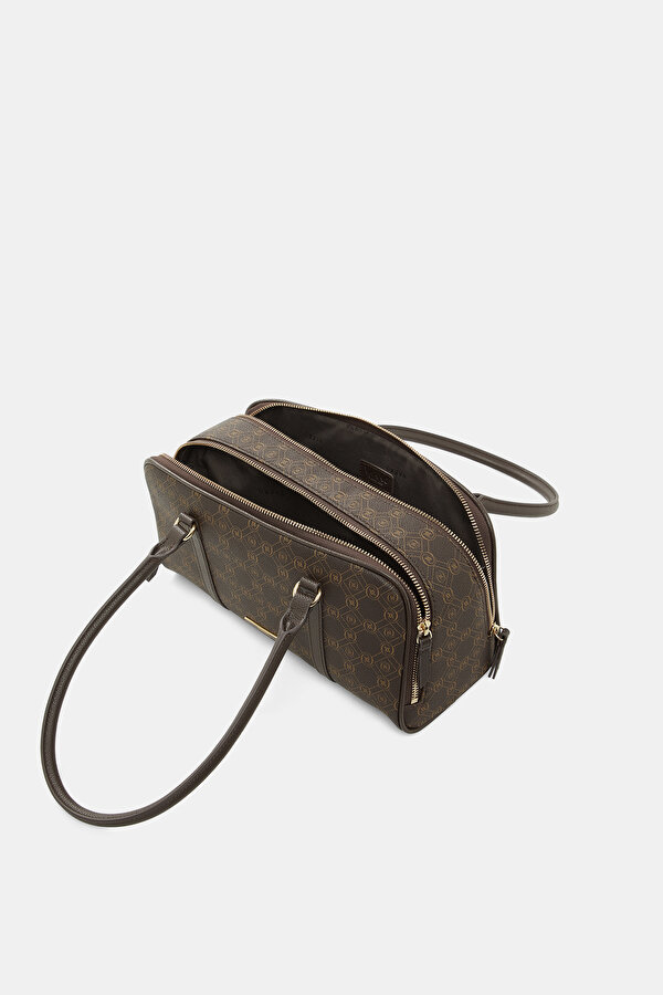 BEIGE MONOGRAM BAG 7