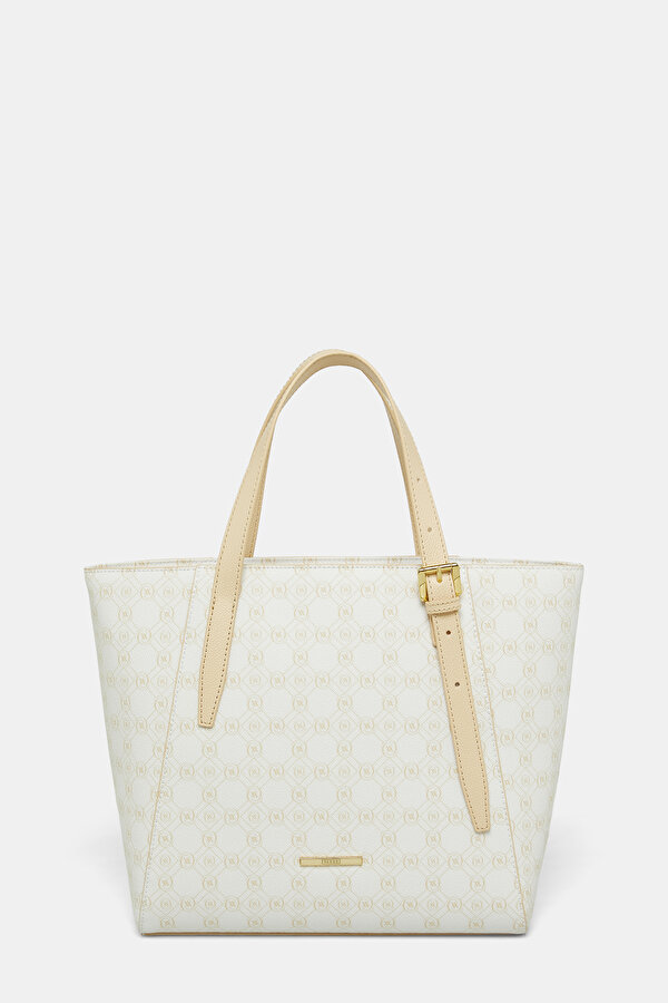 WHITE MONOGRAM BAG