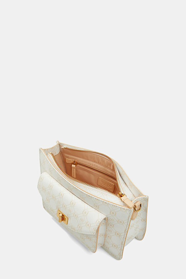 WHITE MONOGRAM BAG 6