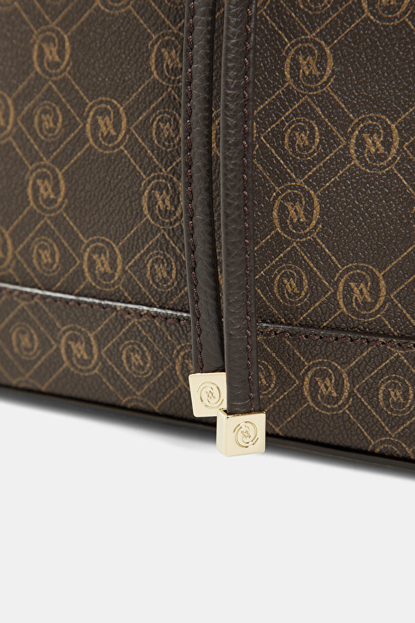 BEIGE MONOGRAM BAG 7