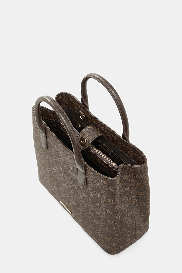 BEIGE MONOGRAM BAG 6