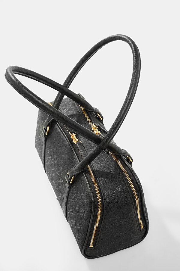 BLACK MONOGRAM BAG 6