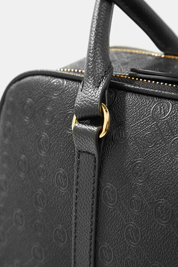 BLACK MONOGRAM BAG 7