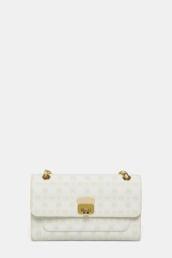 WHITE MONOGRAM BAG