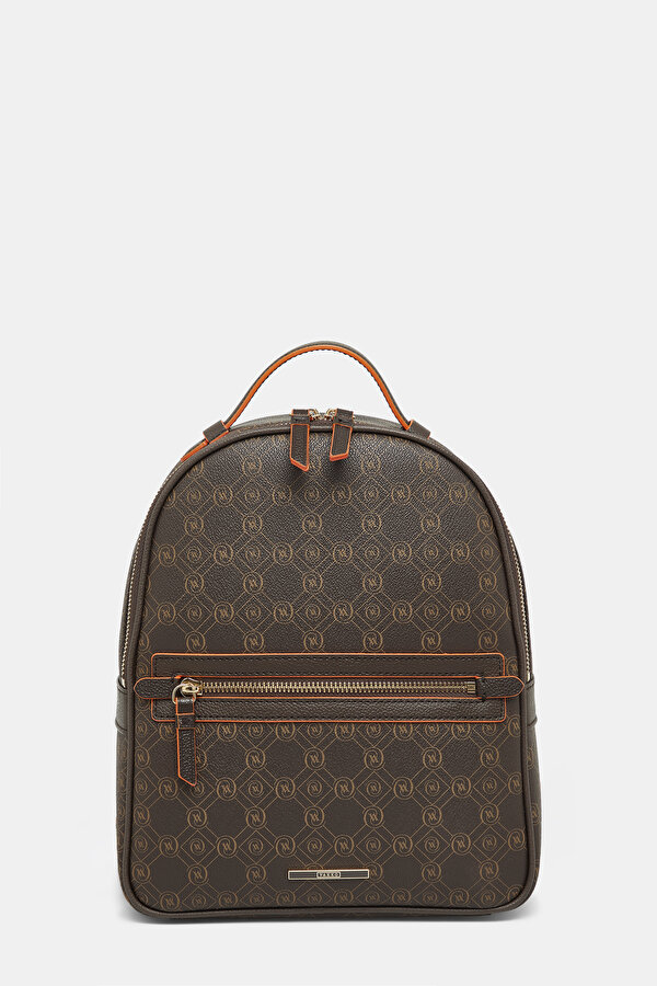 ORANGE MONOGRAM BAG