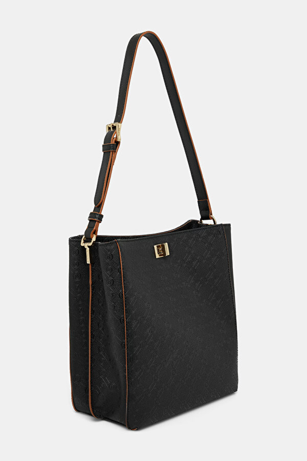 TAN MONOGRAM BAG 2