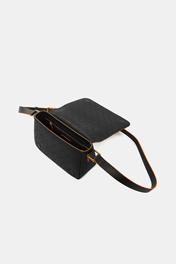 ORANGE MONOGRAM BAG 7