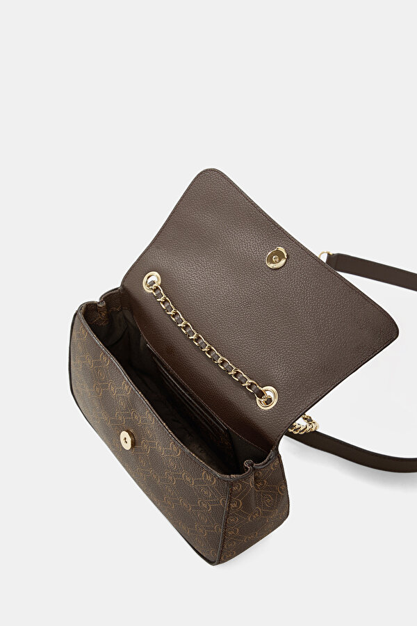 BEIGE MONOGRAM BAG 7