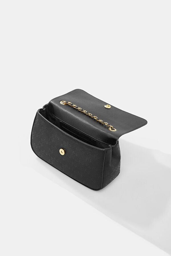 BLACK MONOGRAM BAG 7