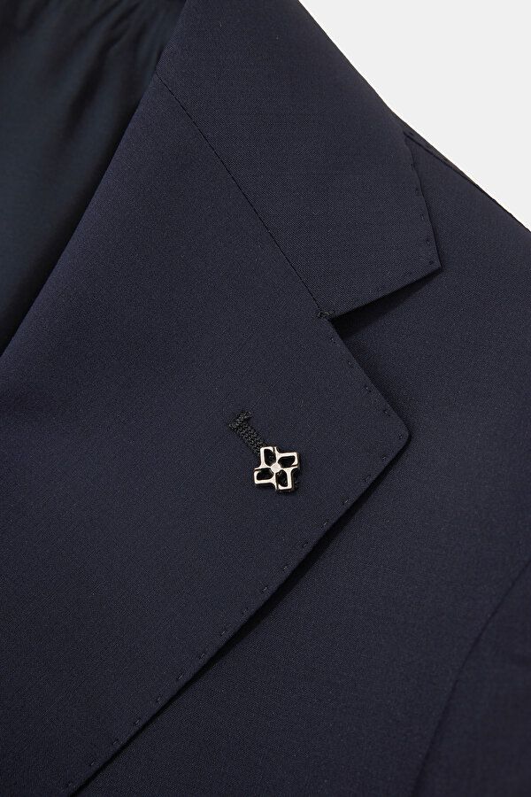 DARK NAVY BLUE WOOL/SILK SUIT 11