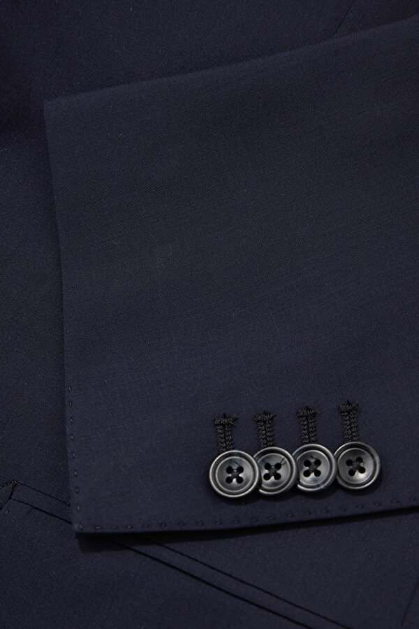 DARK NAVY BLUE WOOL/SILK SUIT 12
