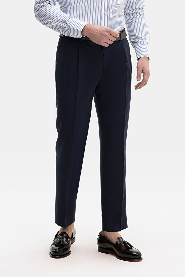 DARK NAVY BLUE WOOL/SILK SUIT 6