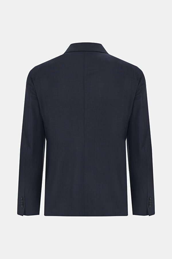 NAVY BLUE WOOL/SILK SUIT 7