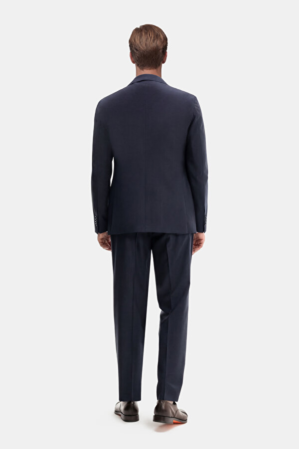 NAVY BLUE WOOL/SILK SUIT 2