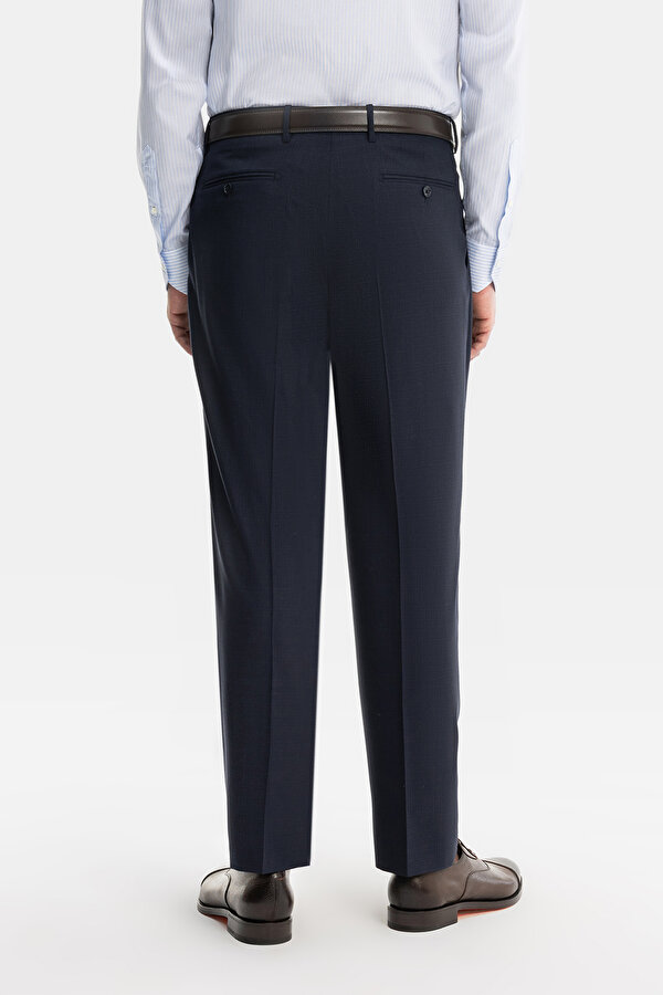 NAVY BLUE WOOL/SILK SUIT 12