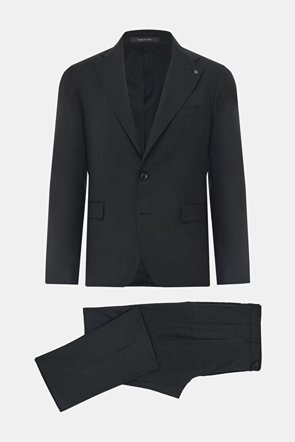 BLACK WOOL/SILK SUIT 6