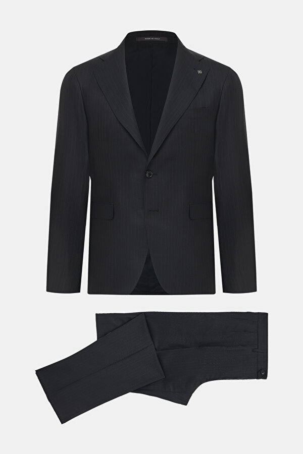 BLACK WOOL/SILK SUIT 7