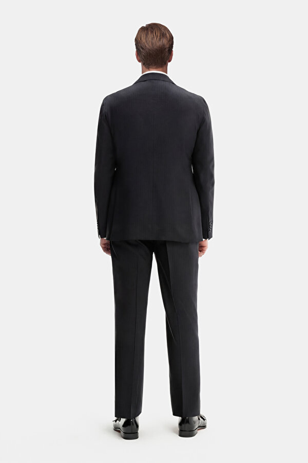 BLACK WOOL/SILK SUIT 2