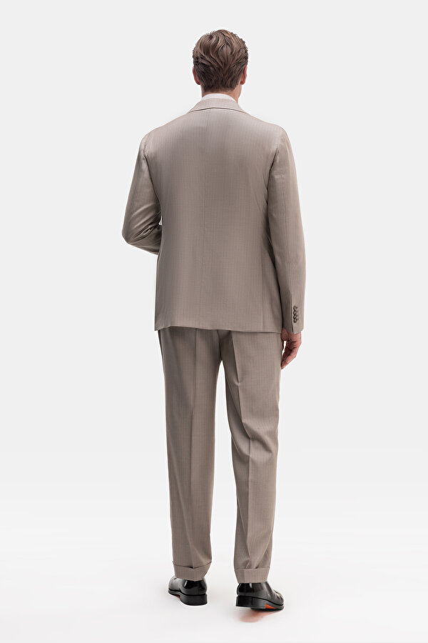 BEIGE WOOL/SILK SUIT 2