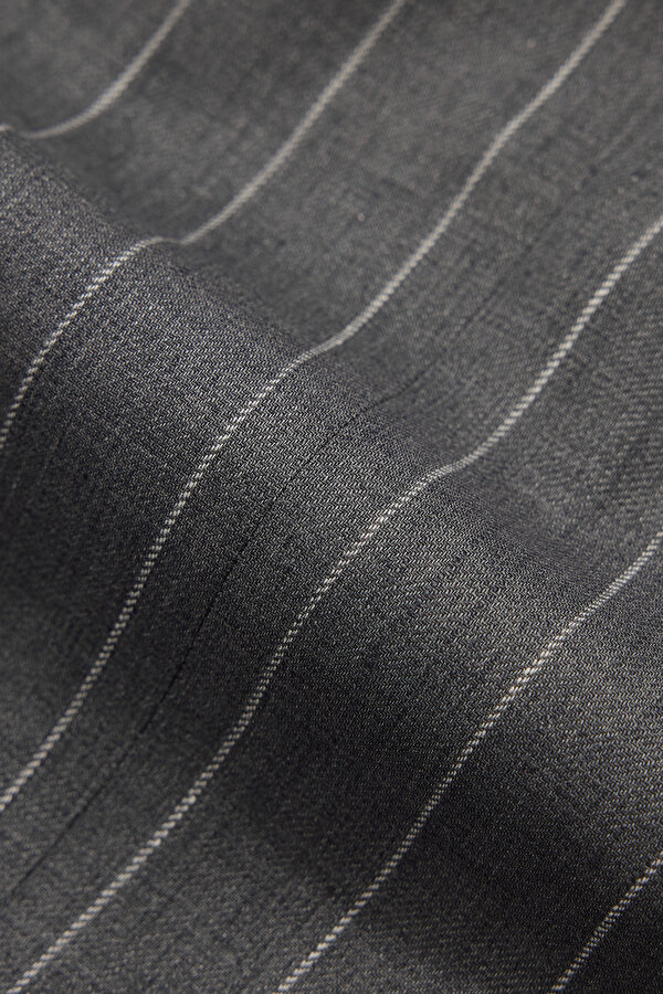 GREY SURPLICE NECKLINE (CROSS-OVER NECKLINE) JACKET 6