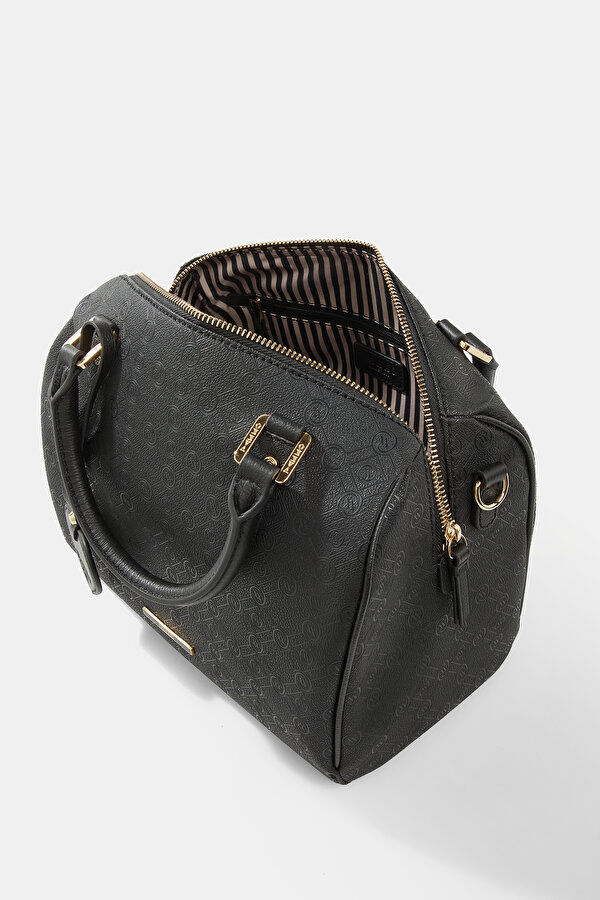 BLACK MONOGRAM BAG 7