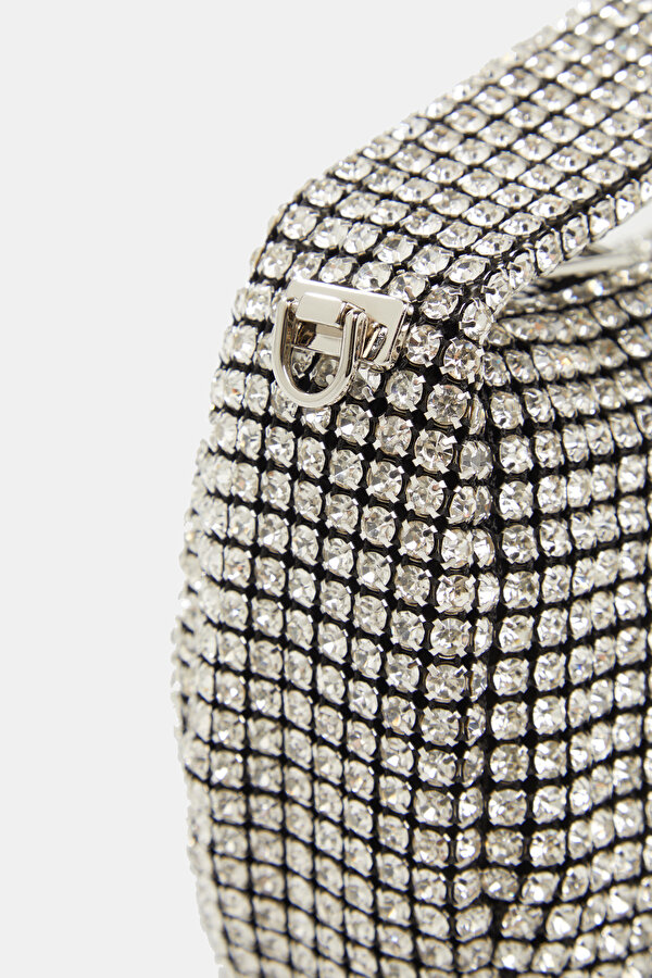 SILVER TEXTURED BAG 6