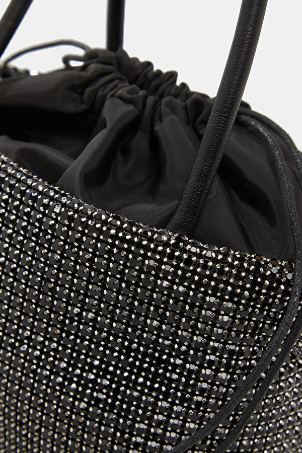 BLACK TEXTURED BAG 6