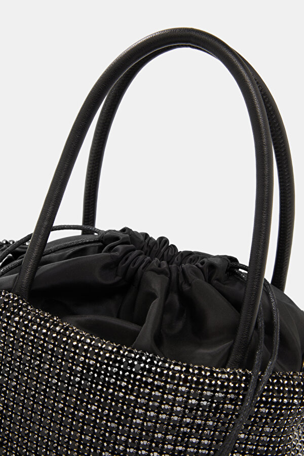 BLACK TEXTURED BAG 7