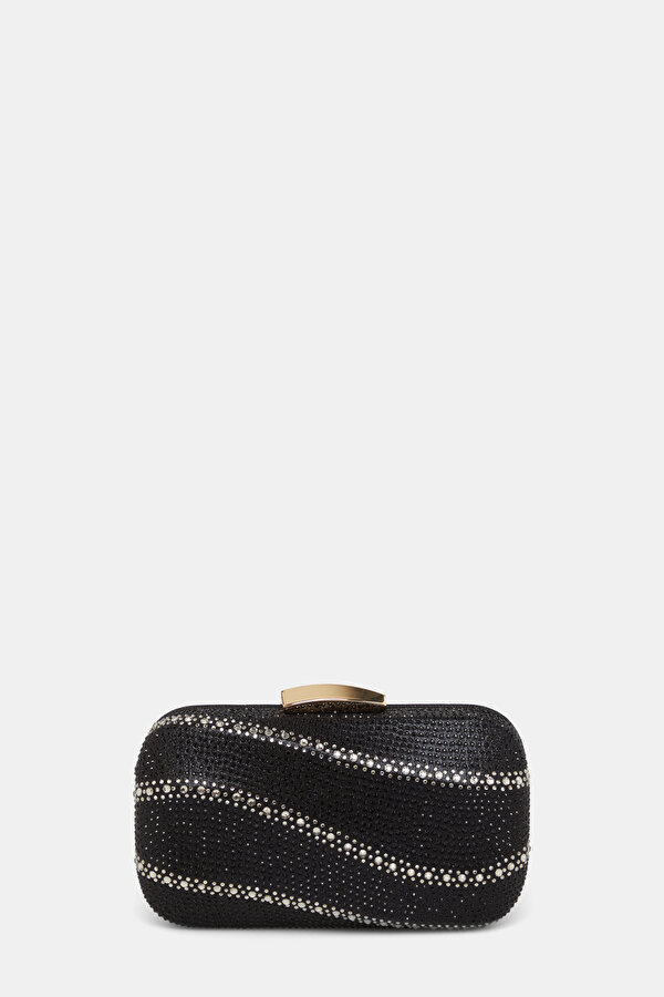 BLACK TEXTURED BAG