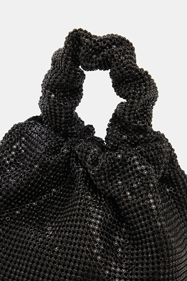 BLACK TEXTURED BAG 6
