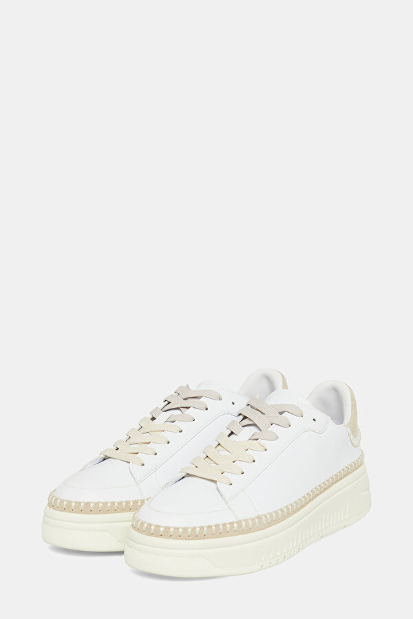 BEIGE LEATHER SHOE 2