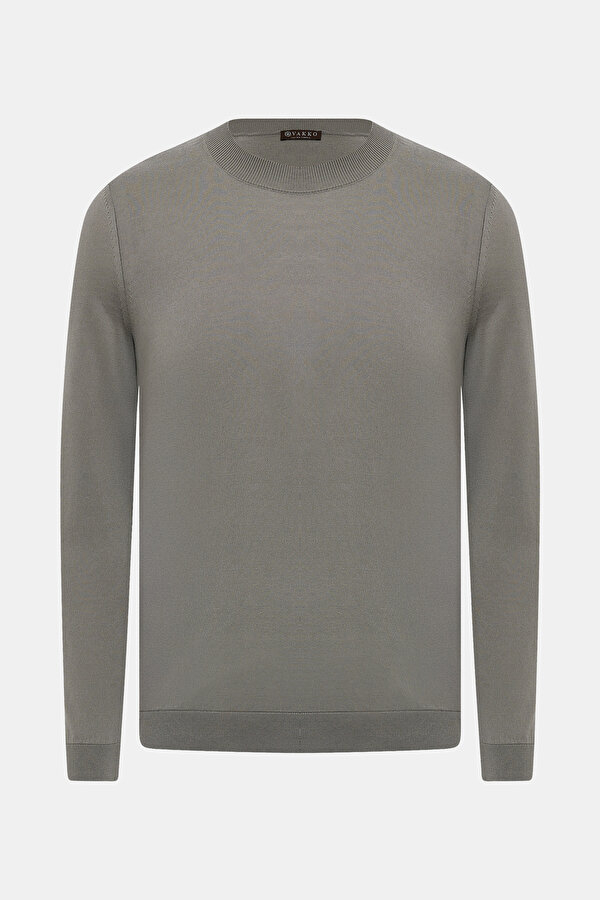 GREY POLO NECK LONG SLEEVE