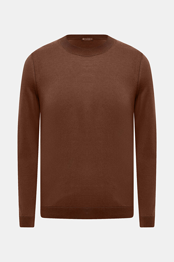 TAN POLO NECK LONG SLEEVE
