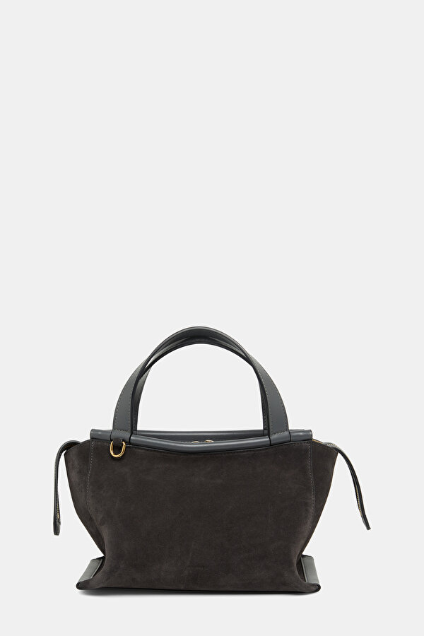 ANTHRACITE LEATHER BAG