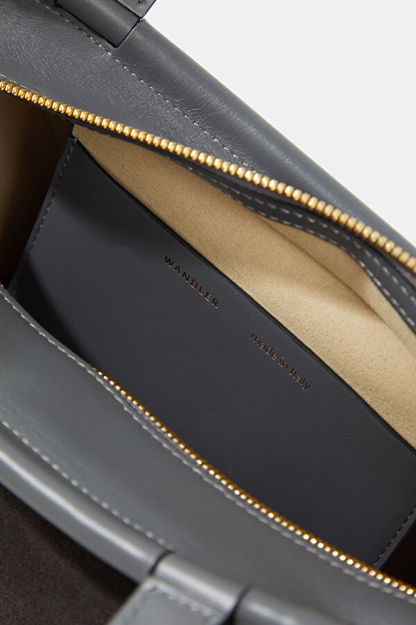ANTHRACITE LEATHER BAG 7