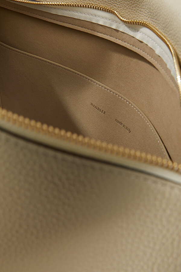 ECRU LEATHER BAG 7
