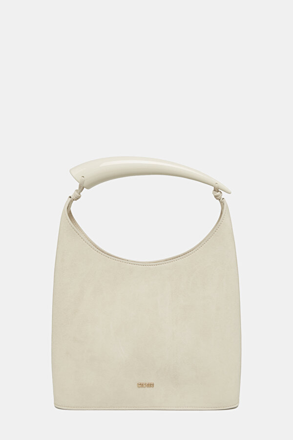 ECRU SUEDE BAG