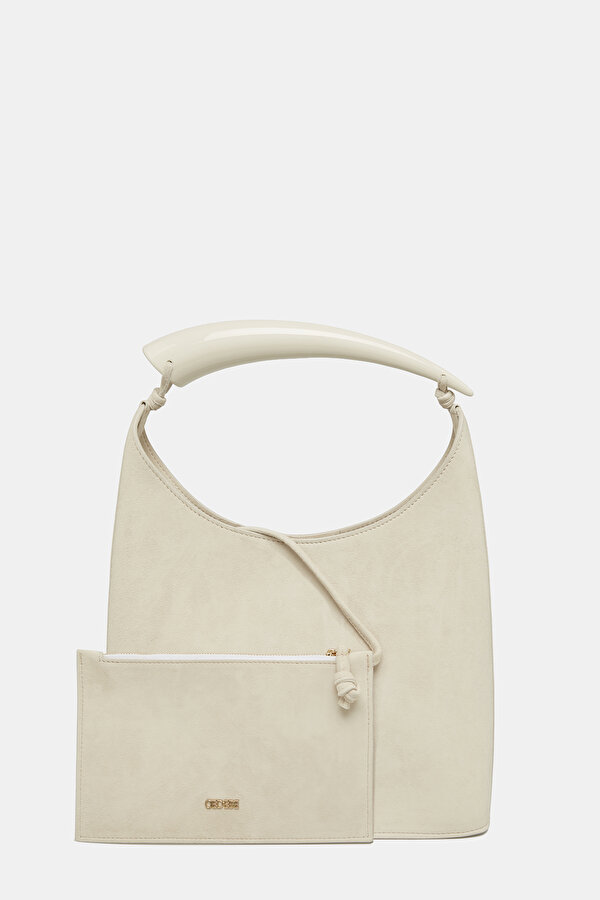ECRU SUEDE BAG 2