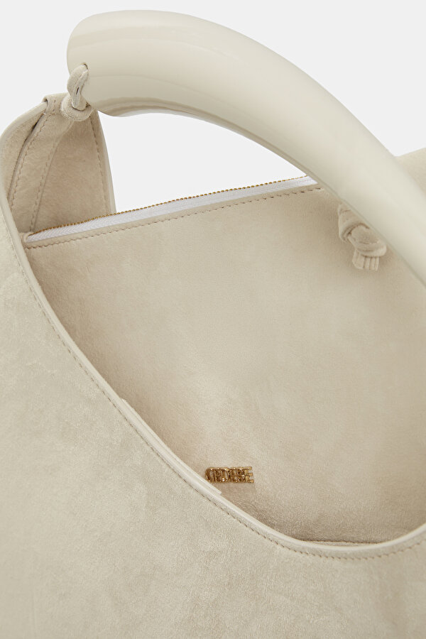 ECRU SUEDE BAG 6