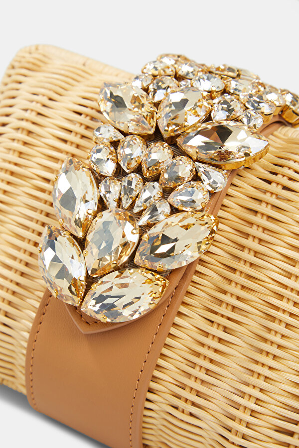 NATURAL JEWELLED BAG 6