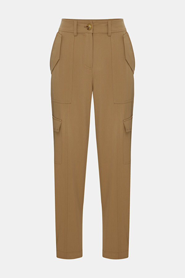 CAMEL SKİNNY LEG TROUSERS