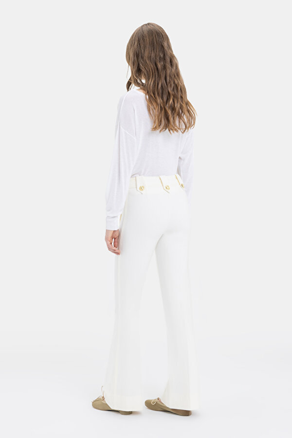 BEYAZ BOL PAÇA PANTOLON JEAN PANTOLON 11