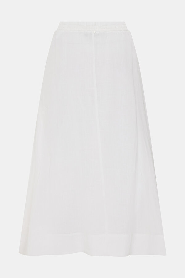 BROWN MIDI SKIRT 6