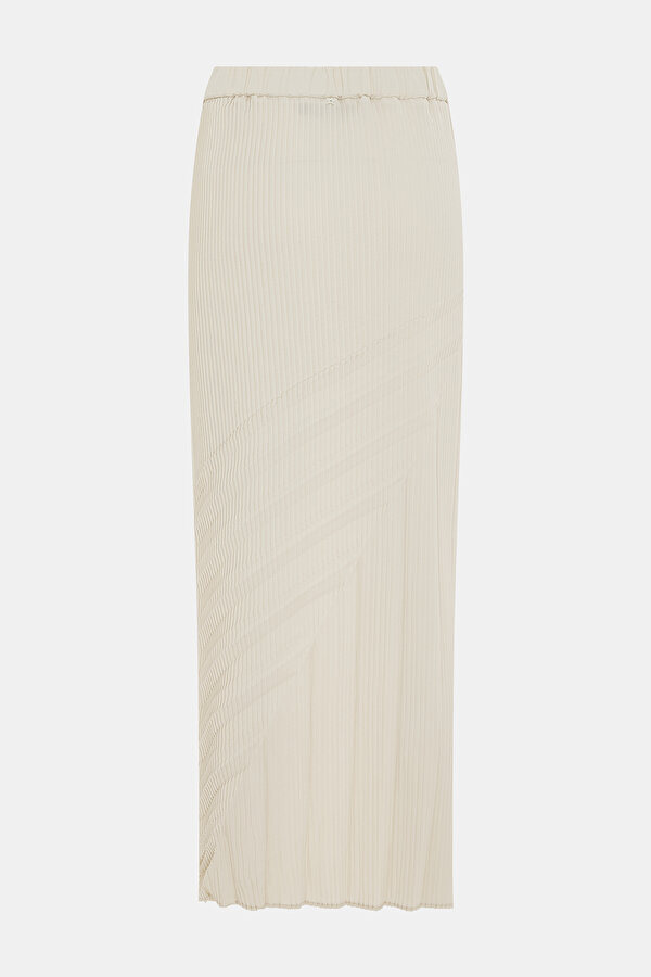 ECRU MIDI SKIRT 6