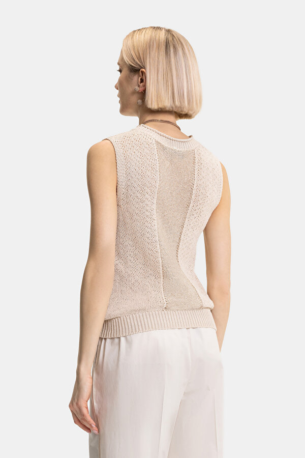 ECRU BASIC / ROUND NECKLINE TRICOT 2