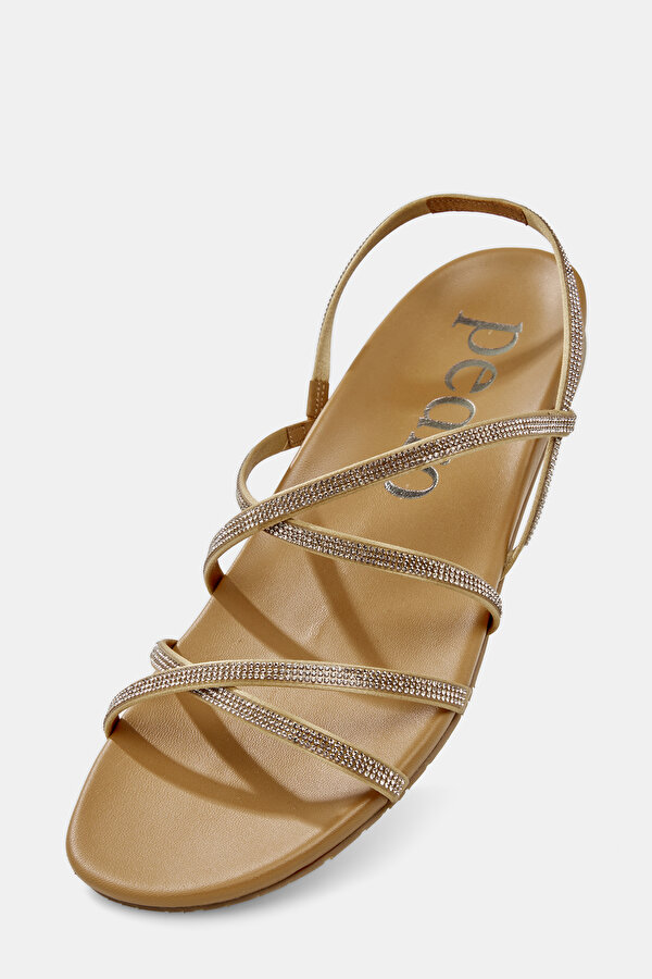 BEIGE LEATHER SANDALS 7