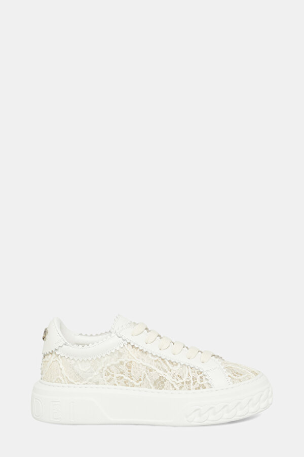 ECRU LEATHER SHOE