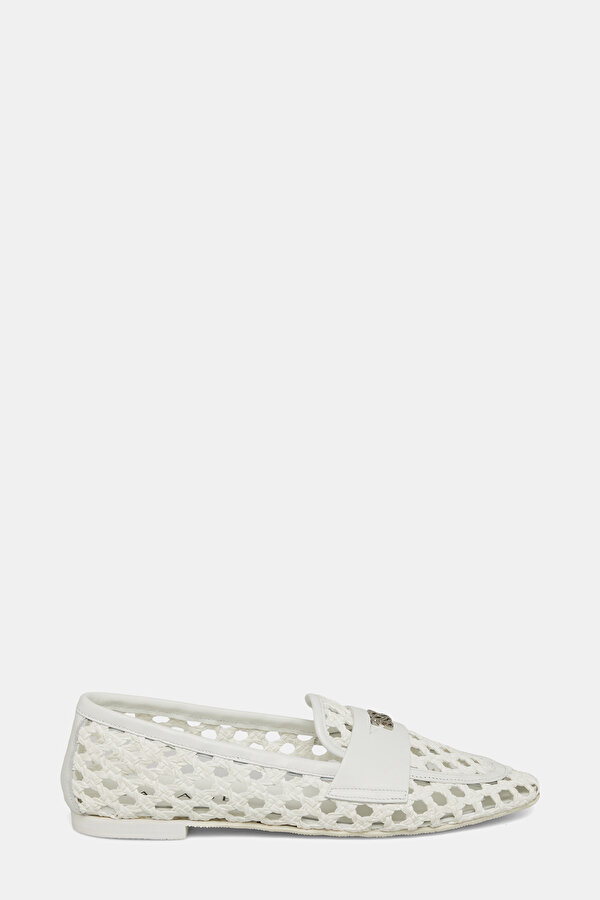 WHITE LEATHER SHOE