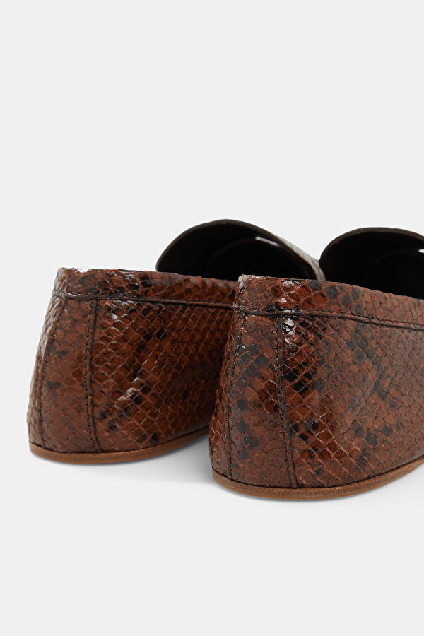 BROWN LEATHER SHOE 7